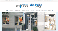 Desktop Screenshot of optik-steidinger.de